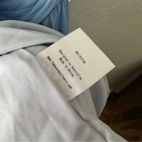 New Fame and Partners Alija Cut Out Maxi Gown Dress size 4 - Picture 7 of 9